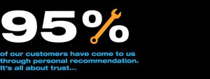 95% of customers recommend us